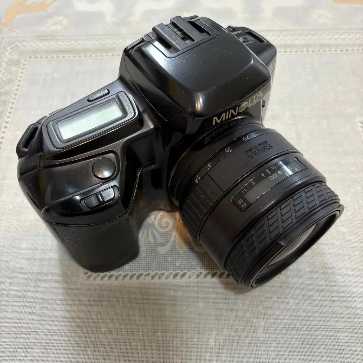 ミノルタMINOLTAアルファa5xiフィルムカメラ&シグマ28-70レンズ